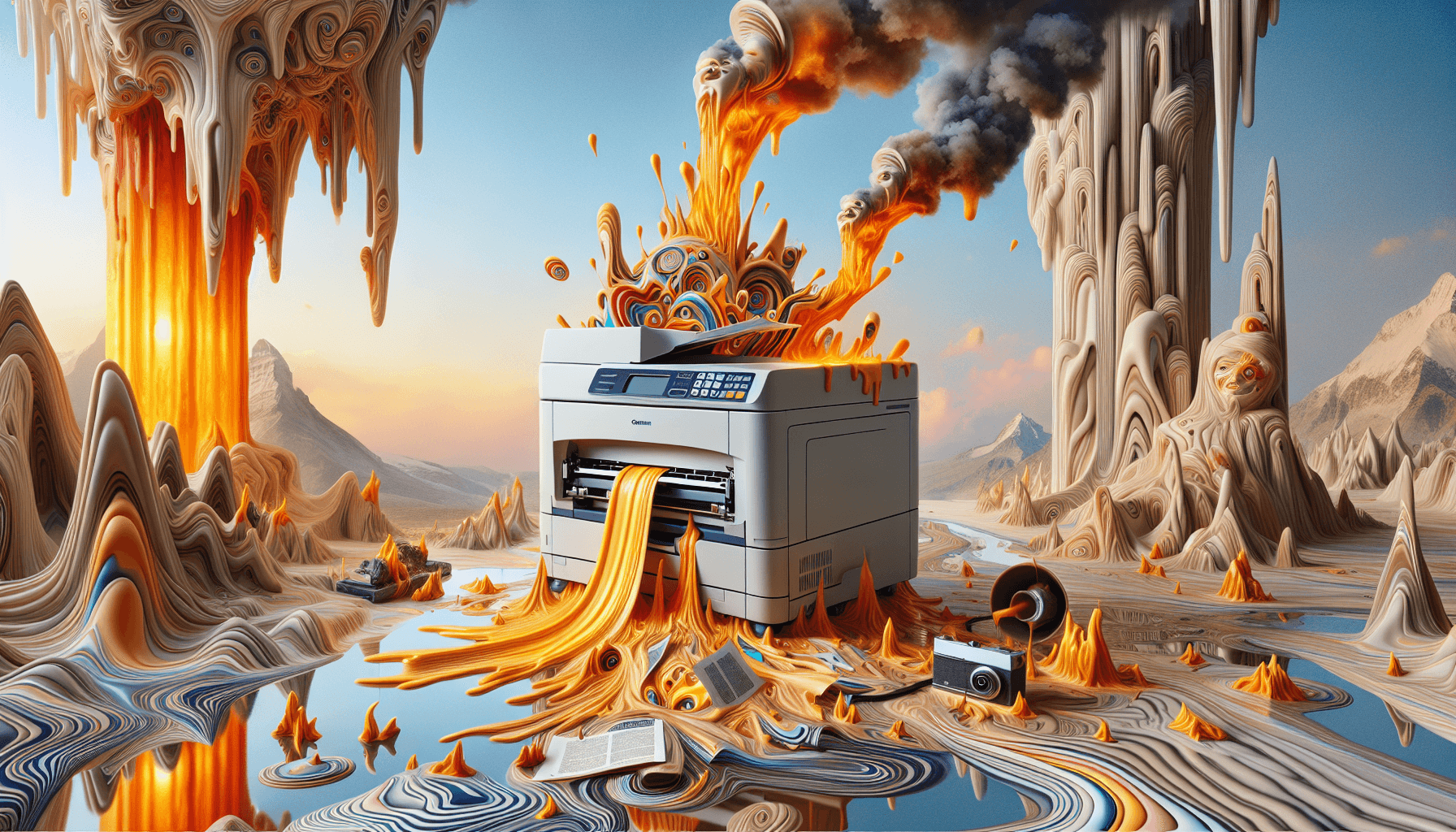 Dali style AI art from a no-context quote