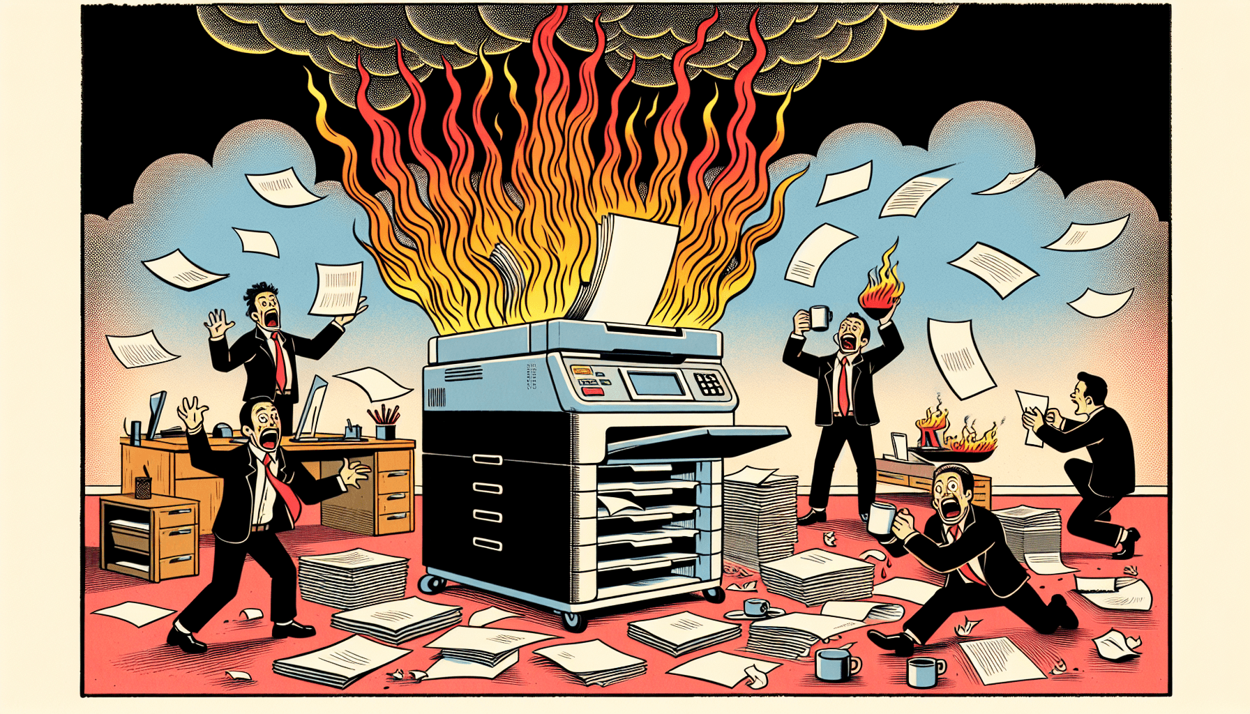 Hokusai style AI art from a no-context quote